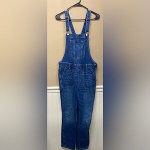 Old Navy Overalls Denim Women’s Size 12  Straight Leg Blue Pants Bib